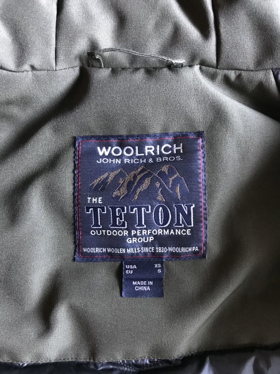 [ beautiful goods ] Woolrich TETON Gore-Tex down GTX down jacket Arctic Parker mountain mountain parka blouson 