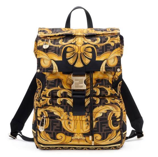  new goods FENDACE BACKPACK Fendi collaboration fender che nylon backpack rucksack multicolor Versace regular price 313,500 jpy 