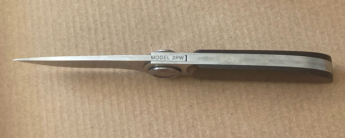 GERBER PAUL KNIFE ガーバー ポール ナイフ Wood-handle ウッドハンドル 　MODEL 2PW アウトドア　レアコレクション　アンティーク_画像5