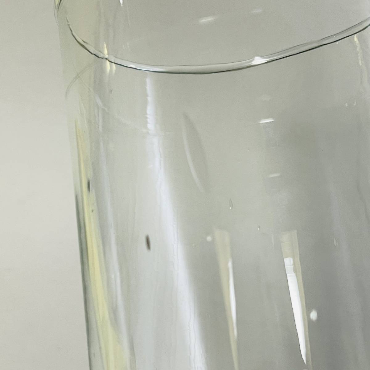 y.Blayo フランス製 円筒花瓶 A10 PARIS ガラス フラワーベース_画像6
