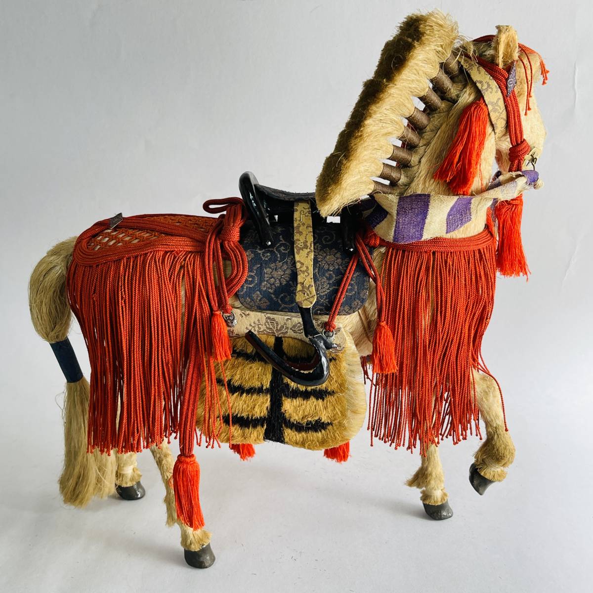 京人形 丸平 大木平蔵 飾馬 A10 五月人形 端午の節句 武者人形 白馬 神馬 の画像6