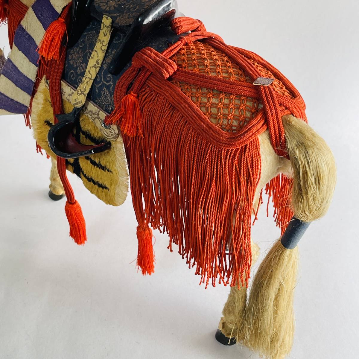京人形 丸平 大木平蔵 飾馬 A10 五月人形 端午の節句 武者人形 白馬 神馬 の画像4