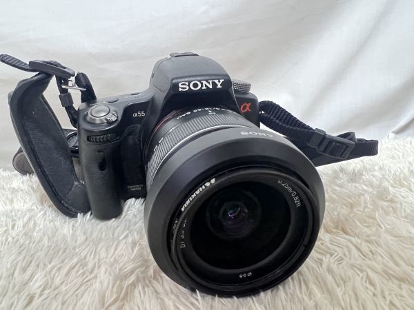 予約中！】 T182☆1円☆SONY α55 趣味 機器 撮影 カメラ レンズ ズーム