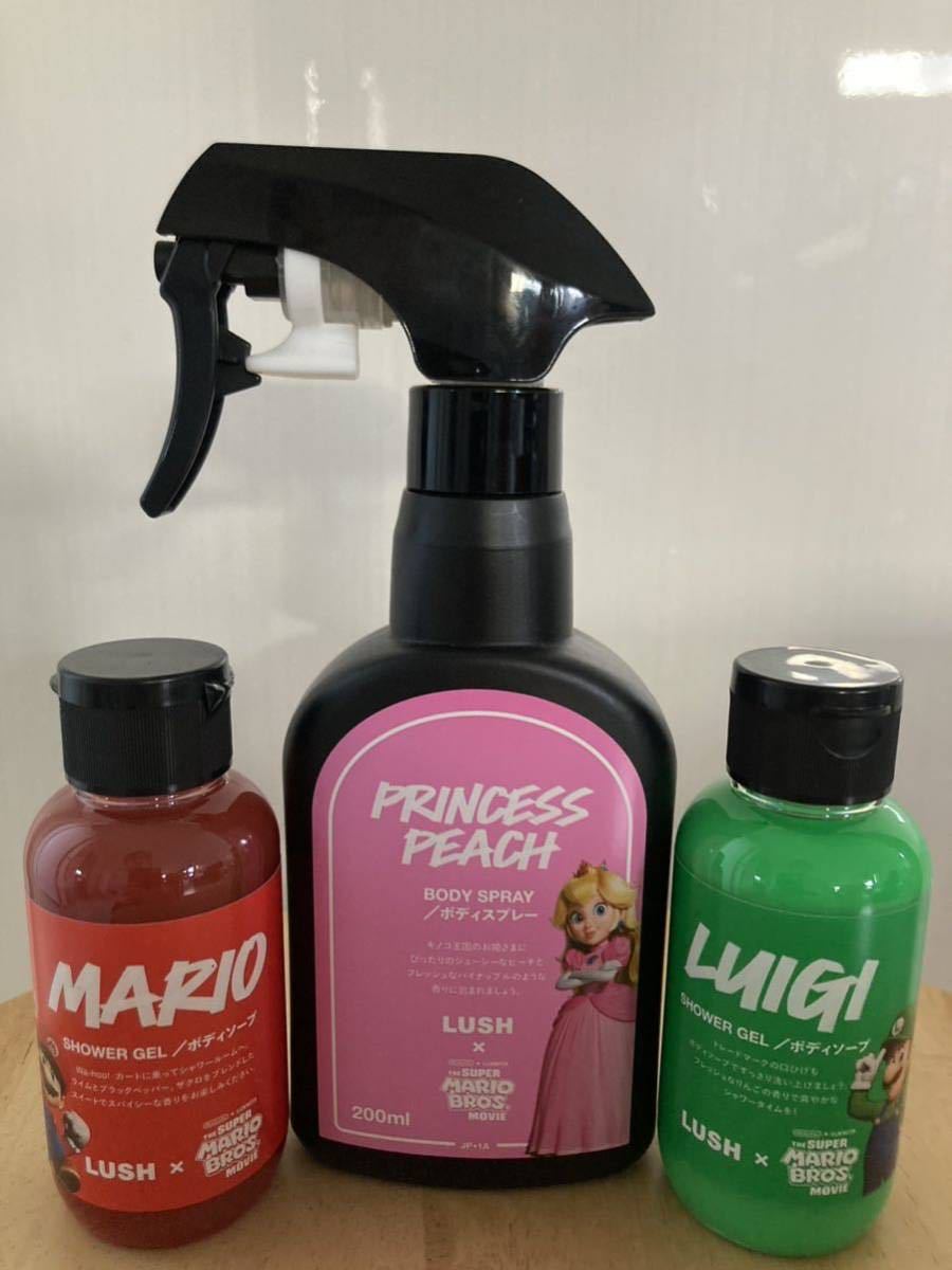 LUSH スーパーマリオ ボディソープ シャワージェル　ラッシュ　新品、未使用品