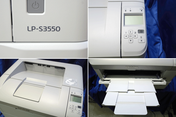 ★印刷OK/カウンター少5078枚★ EPSON/エプソン A3対応 モノクロレーザープリンター ◆LP-S3550◆　47054Y_画像2