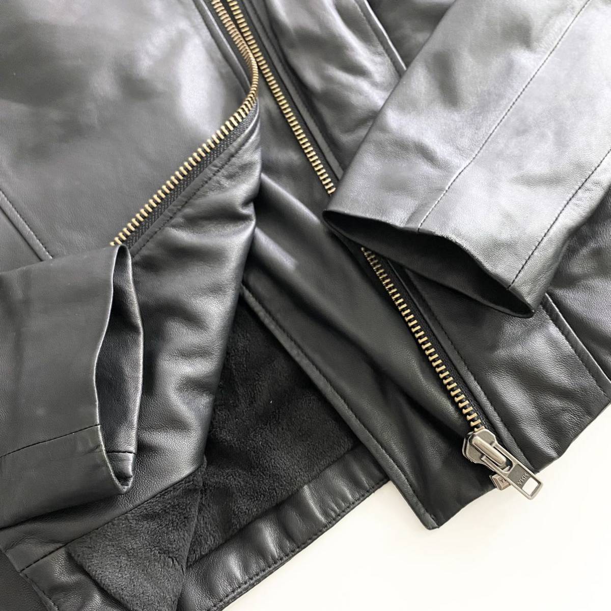 Cj6 HELMUT LANG ヘルムート ラング ライダースジャケット サイズM