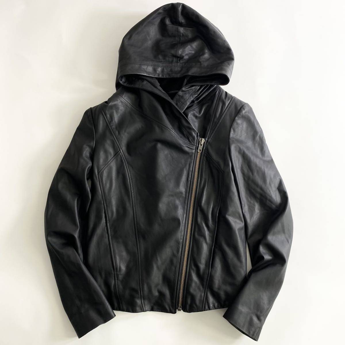 Cj6 HELMUT LANG ヘルムート ラング ライダースジャケット サイズM