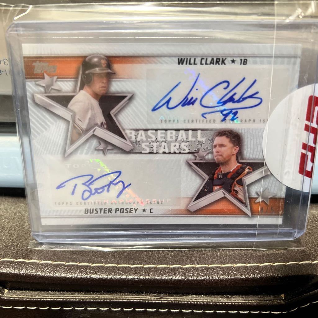 世界の Topps posey5枚限定 バスターポージー ウィルクラーク デュアル