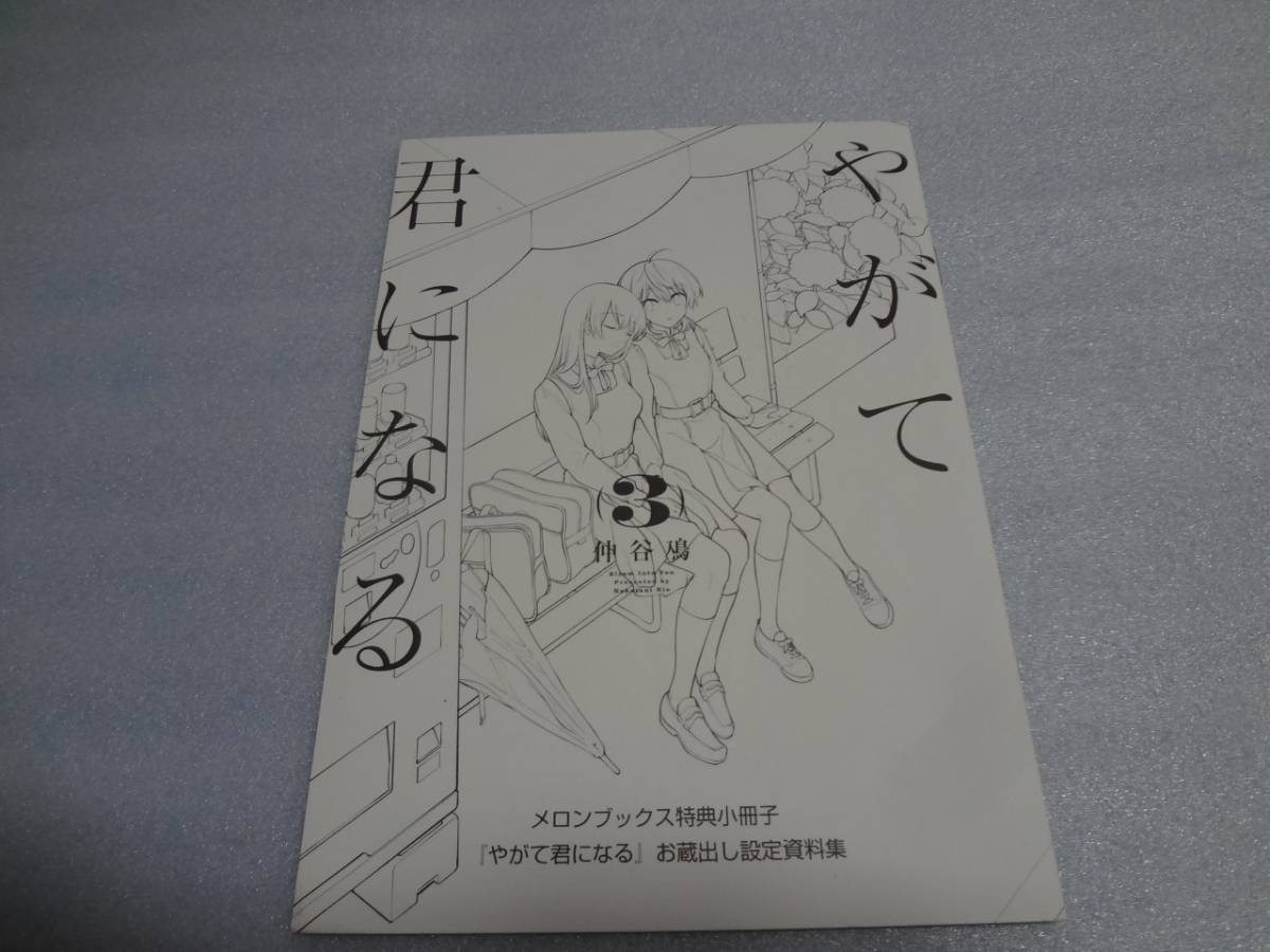 ヤフオク 小冊子 やがて君になる 3巻 メロンブックス特典 ヤフオク 小冊子 やがて君になる 3巻 メロンブックス特典