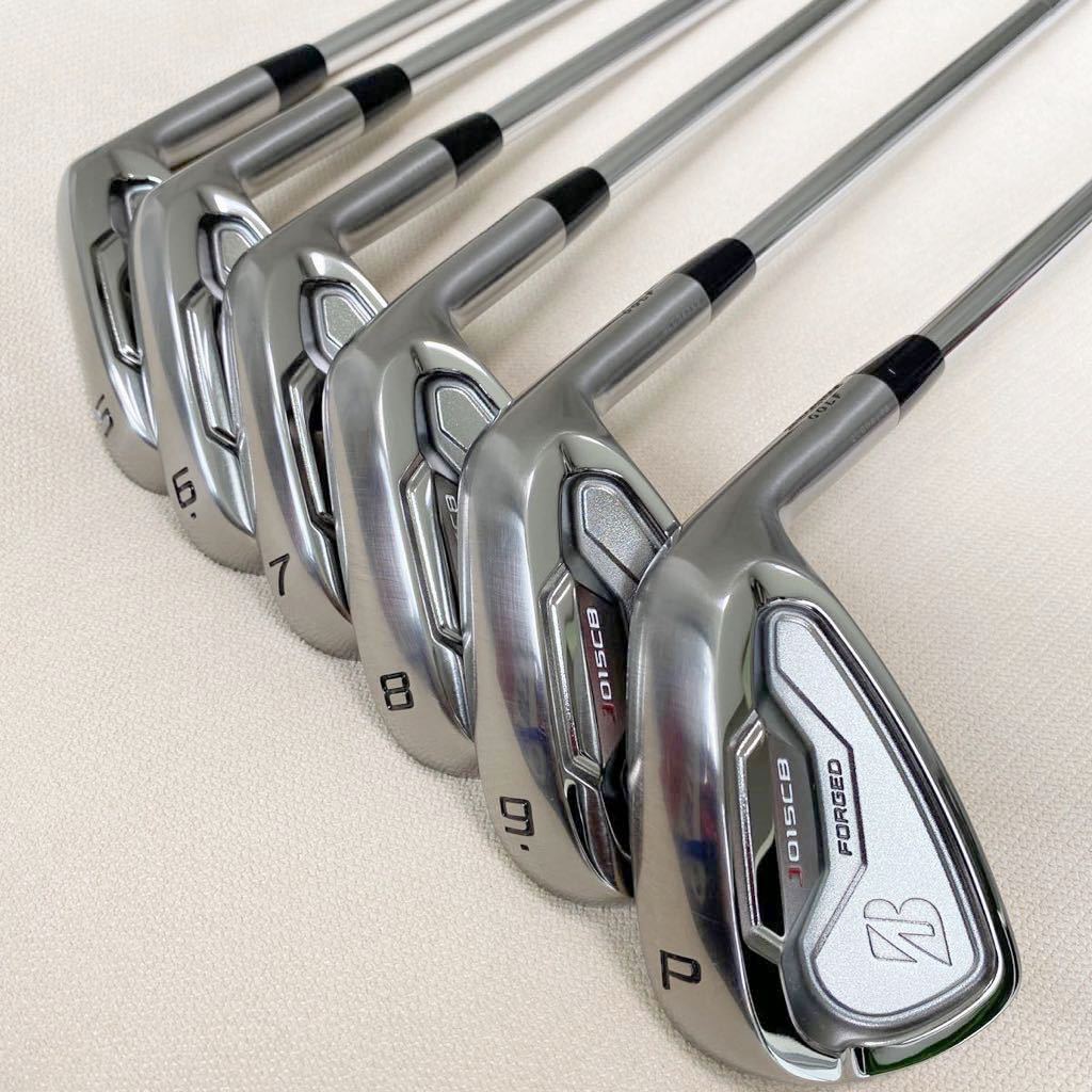 【美品】限定品 ブリヂストン J015 カスタムアイアン  FORGED 5〜Pw 6本セット DG S200 希少！の画像2