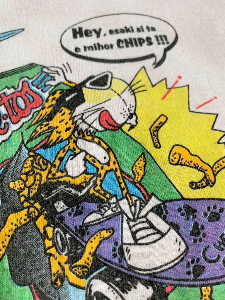 80's VINTAGE Frito Lay チートス Tシャツ チェスター チーター 半袖Tシャツ ビンテージ 半袖 広告 企業物 80年代 シングル フリトレーの画像5