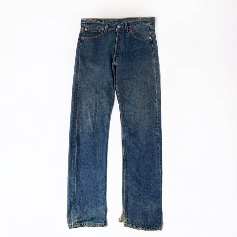 90's VINTAGE Levi's 501 サークルR ブランクタブ 95年製 USA製 ビンテージ リーバイス デニム Gパン 95 552刻印 90年代 輸入 古着_画像3