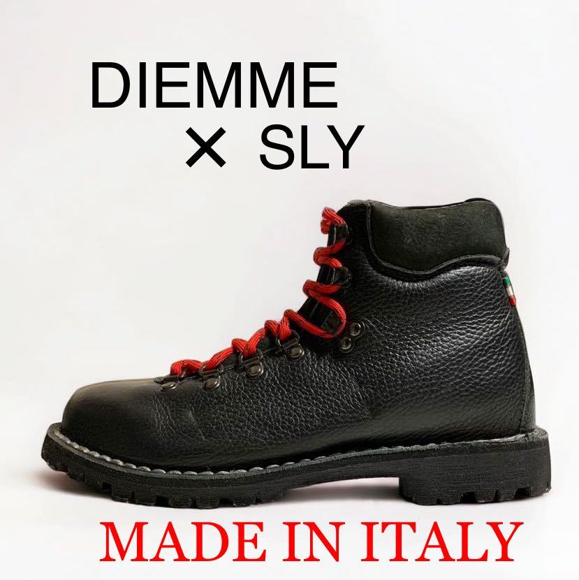 定価4万 新品 39 DIEMME × SLY 24.5 超極上 トレッキング マウンテンブーツ イタリア製 アウトドア ディエッメ レザー レディース 靴