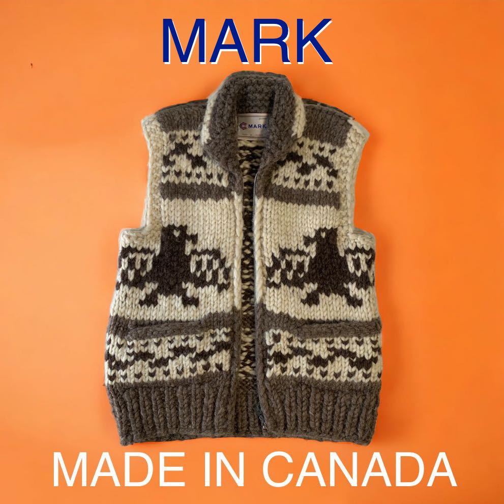 SALE／55%OFF】 MARK カウチンベスト カナダ製 美品 サンダーバード