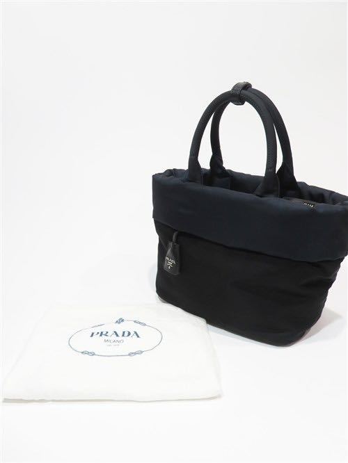 61791 PRADA ／ プラダ パデッド トートバッグ_画像9