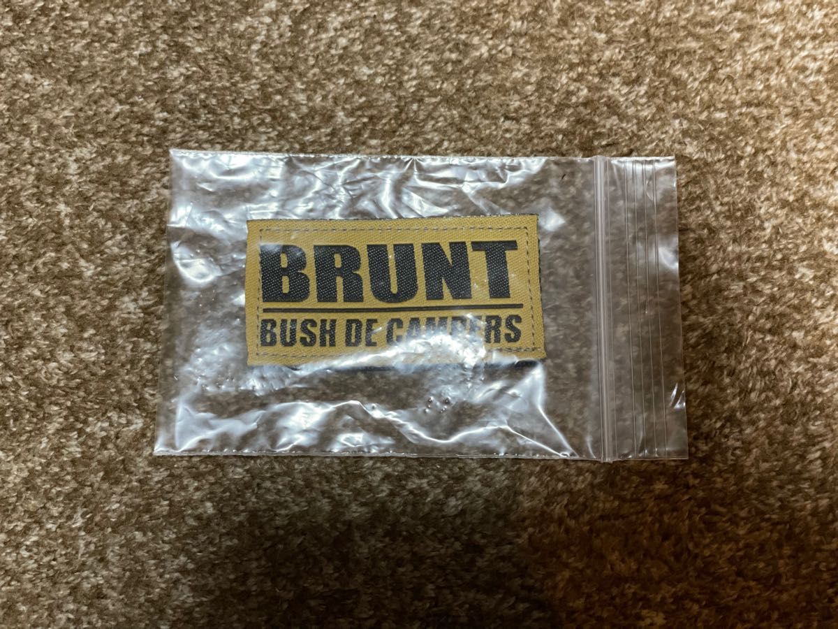BRUNT ワッペン タンカラー
