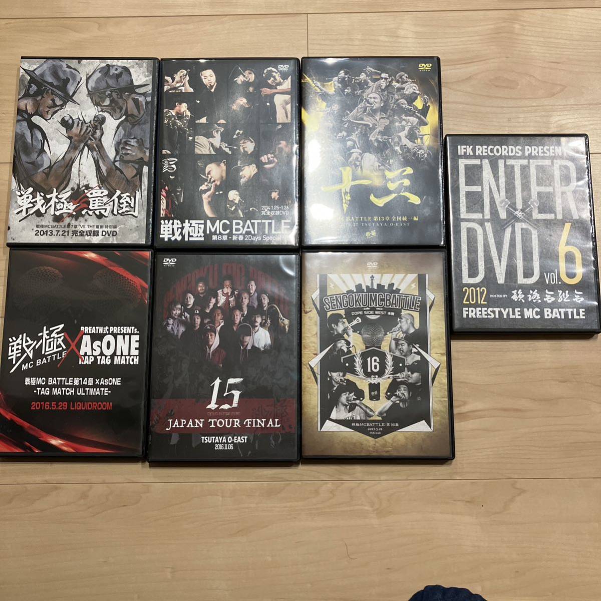 ヒップホップ ラップ DVD CD UMB 戦極 Ace ENTER アルティメットMCバトル まとめ売り バラ売り可