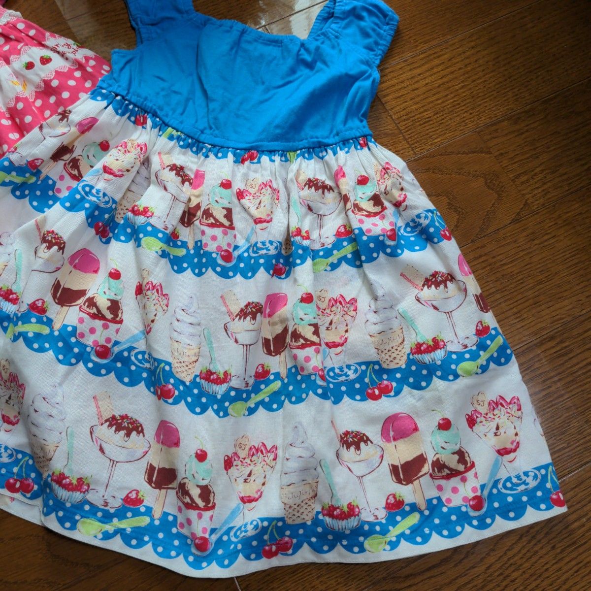 シャーリーテンプル ワンピースセット 110-