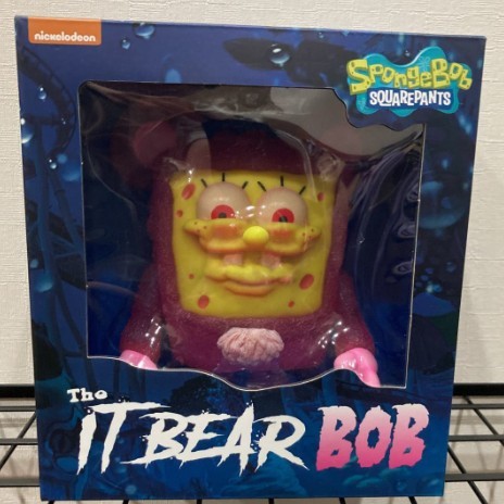  THE IT BEAR BOB BY MILKBOY TOYS SpongeBob ソフビ スポンジボブ ミルクボーイ ピンク UNBOX INDUSTRIES_画像1