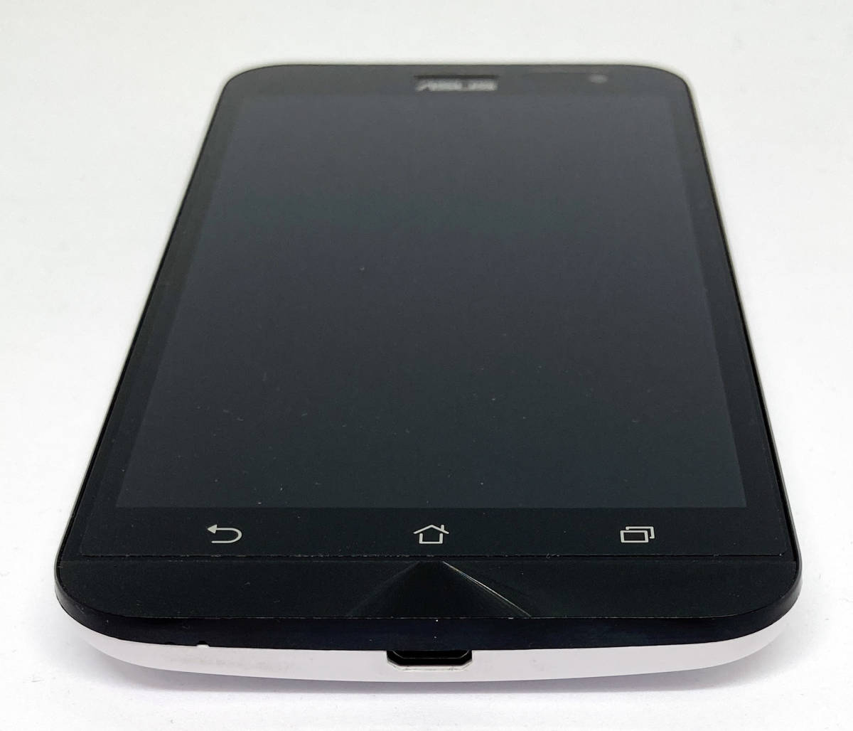 ASUS ZenFone 2 Laser Z00ED ホワイト スマホ本体 simフリー Android10化済み・ジャンク_画像5