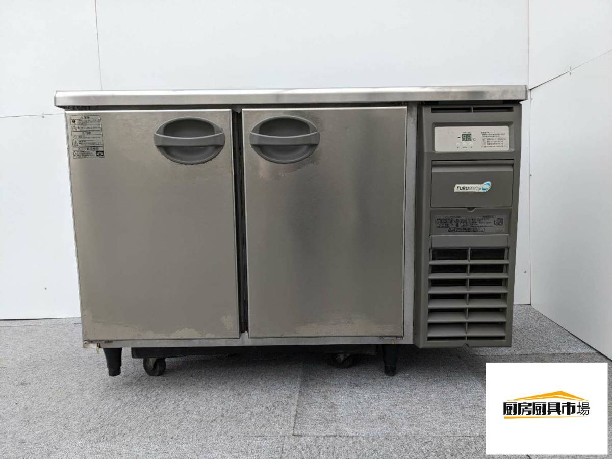 中古品】番号KT126◇フクシマテーブル形冷蔵庫 YRC-120RM-R 12年 中古品】番号KT126◇フクシマテーブル形冷蔵庫 YRC-120RM-R 12年