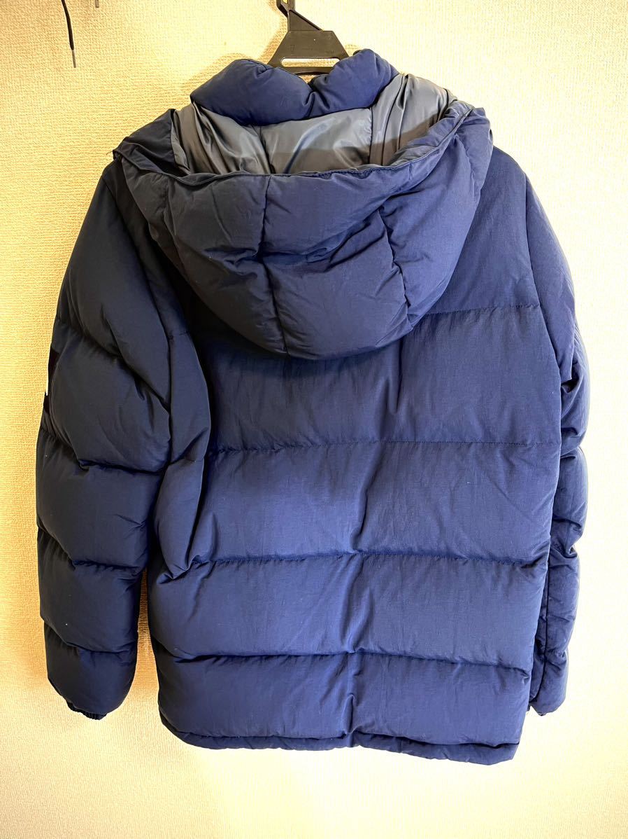 クリーニング済みTHE NORTH FACE ザノースフェイス ダウンジャケット NAVY_画像2