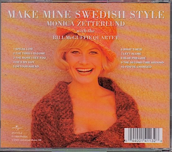 モニカ・ゼタールンド/Monica Zetterlund「Make Mine Swedish Style」_画像2