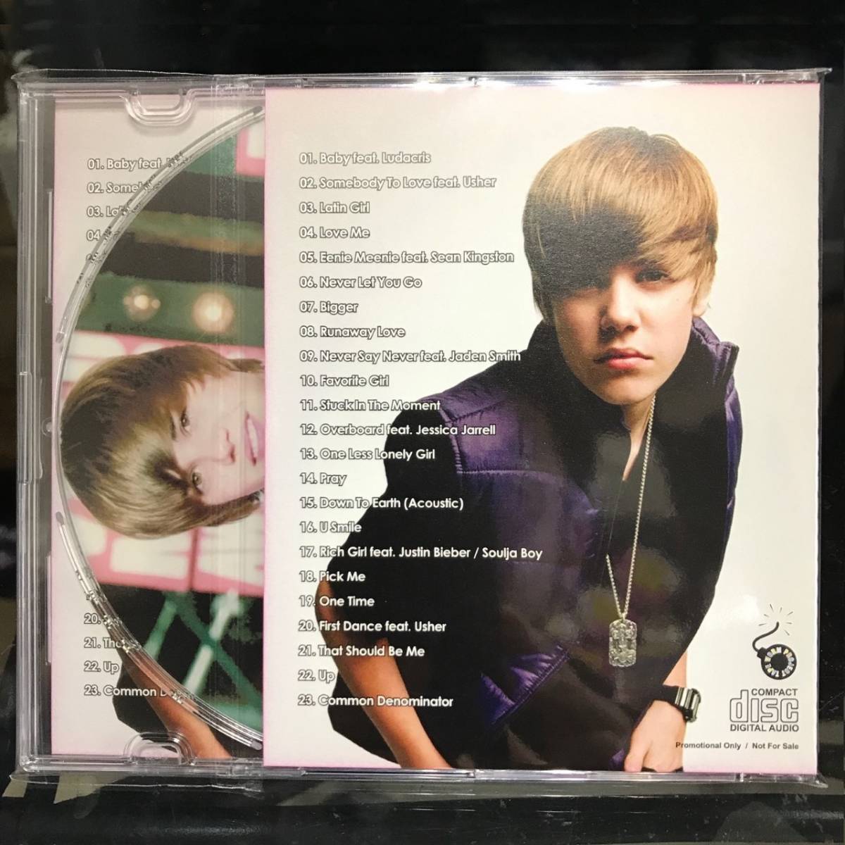 Justin Bieber Best MIxCD ジャスティン ビーバー【23曲収録】新品_画像2