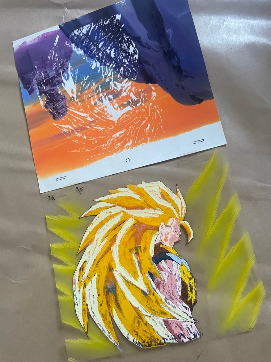 当時物】激レア ドラゴンボール DRAGON BALL セル画 超サイヤ人 当時物】激レア ドラゴンボール DRAGON BALL セル画 超サイヤ人