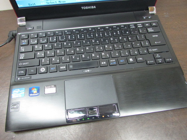 【YNT0418】★TOSHIBA 東芝 Dynabook R731/E27ER Corei5 2520M 2.5G/RAM欠品/HD欠品/DVD-MULTI/13.3Wide/1280x800/ BIOS確認済み★JUNK_画像3