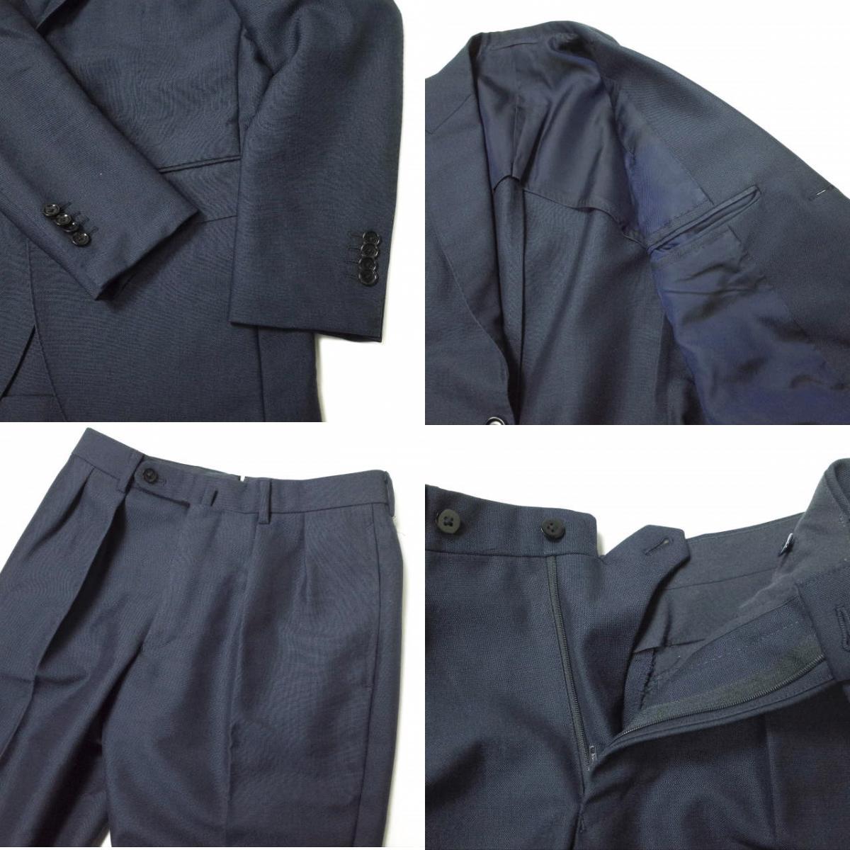 BEAMS F Beams ef made in Japan TAYLOR&LODGE wool moheya change pocket suit 21-17-1515-264 42/8R navy setup g14028