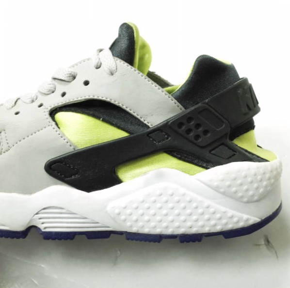 NIKE ナイキ AIR HUARACHE エアハラチ 318429-130 US7.5(25.5cm) WHITE/CYBER-ANTHRACITE スニーカー シューズ g12962_画像9