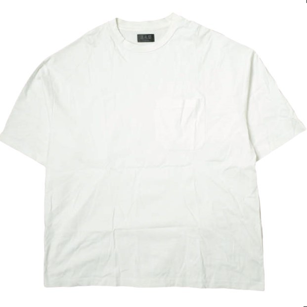 A4A エーフォーエー シルケットポケット半袖Tシャツ 606222113 L WHITE LHP オーバーサイズ トップス f1155_画像1