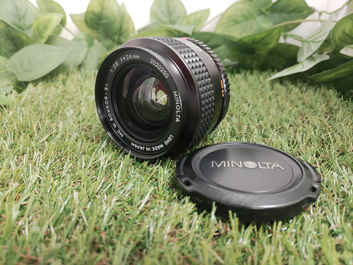 大注目 ☆並品☆ ミノルタ MINOLTA MC F2.8 24mm W.ROKKOR-SI ミノルタ