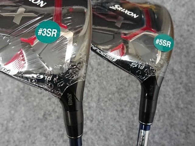 ダンロップ SRIXON ZX FW フェアウェイウッド 3W 15°＆ 5W 18° 2本セット 純正カーボン Diamana ZX50 (SR) 日本仕様 未使用品 カバー無し_画像2