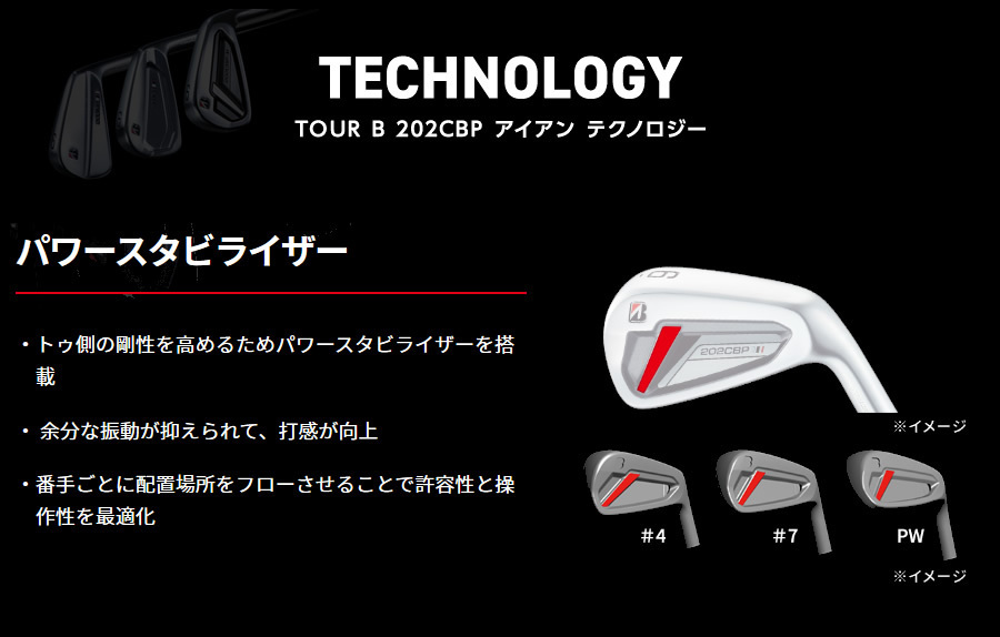 未使用品 ブリヂストン 2020年 TOUR B 202CBP #5-PW 6本 N.S.PRO MODUS3 TOUR 105 (S) モーダス3 ツアー105 スチール 日本仕様_画像5