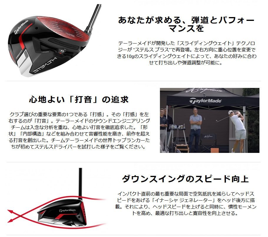 新品 テーラーメイド セレクトストア限定 STEALTH PLUS＋ ステルス プラス 10.5° TOUR AD UB-6 (S) 日本仕様_画像4