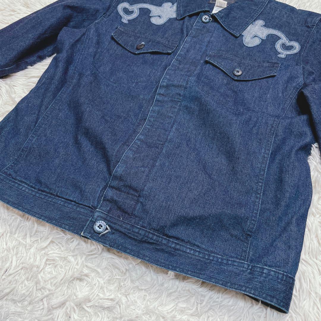★美品★ヴェルサーチ VERSACE デニム ジャケット Gジャン インディゴ