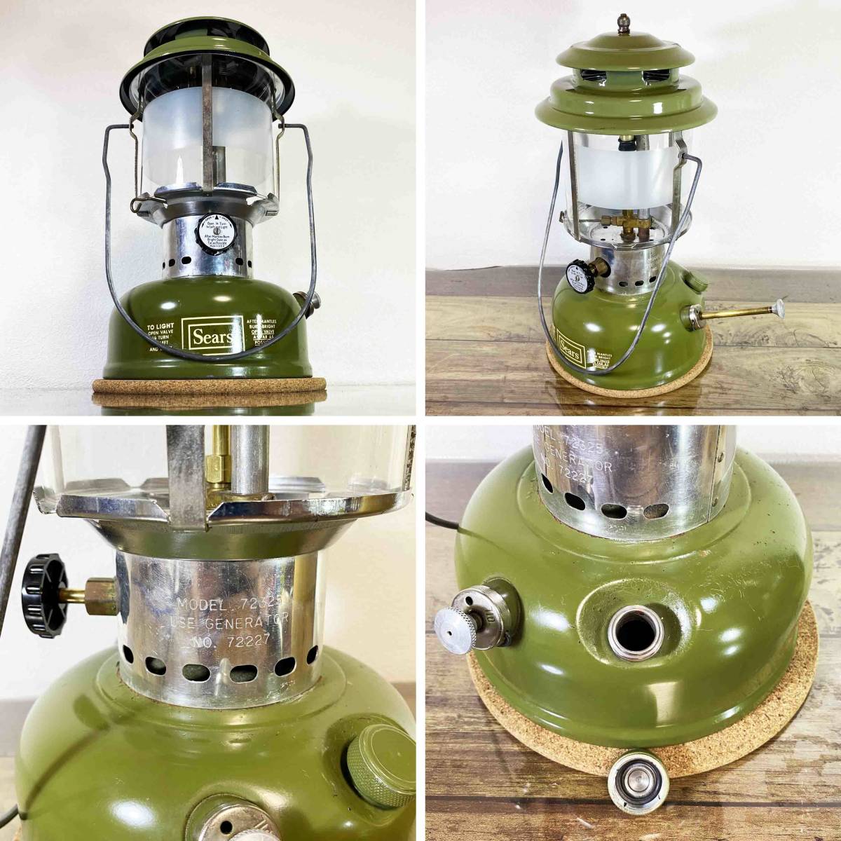 希少】ほぼ新品 コールマン シアーズ ビンテージガソリンランタン 1974