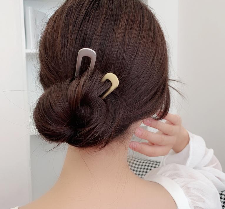 かんざし ヘアピン 髪留め 髪飾り シンプル シルバー_画像5