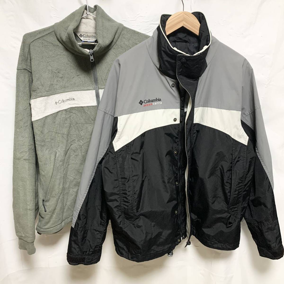 海外ブランド terra cross Columbia ZIP M セット フリース ナイロンジャケット コロンビア ZIP IN Mサイズ 海外ブランド terra cross Columbia ZIP M セット フリース ナイロンジャケット コロンビア ZIP IN Mサイズ