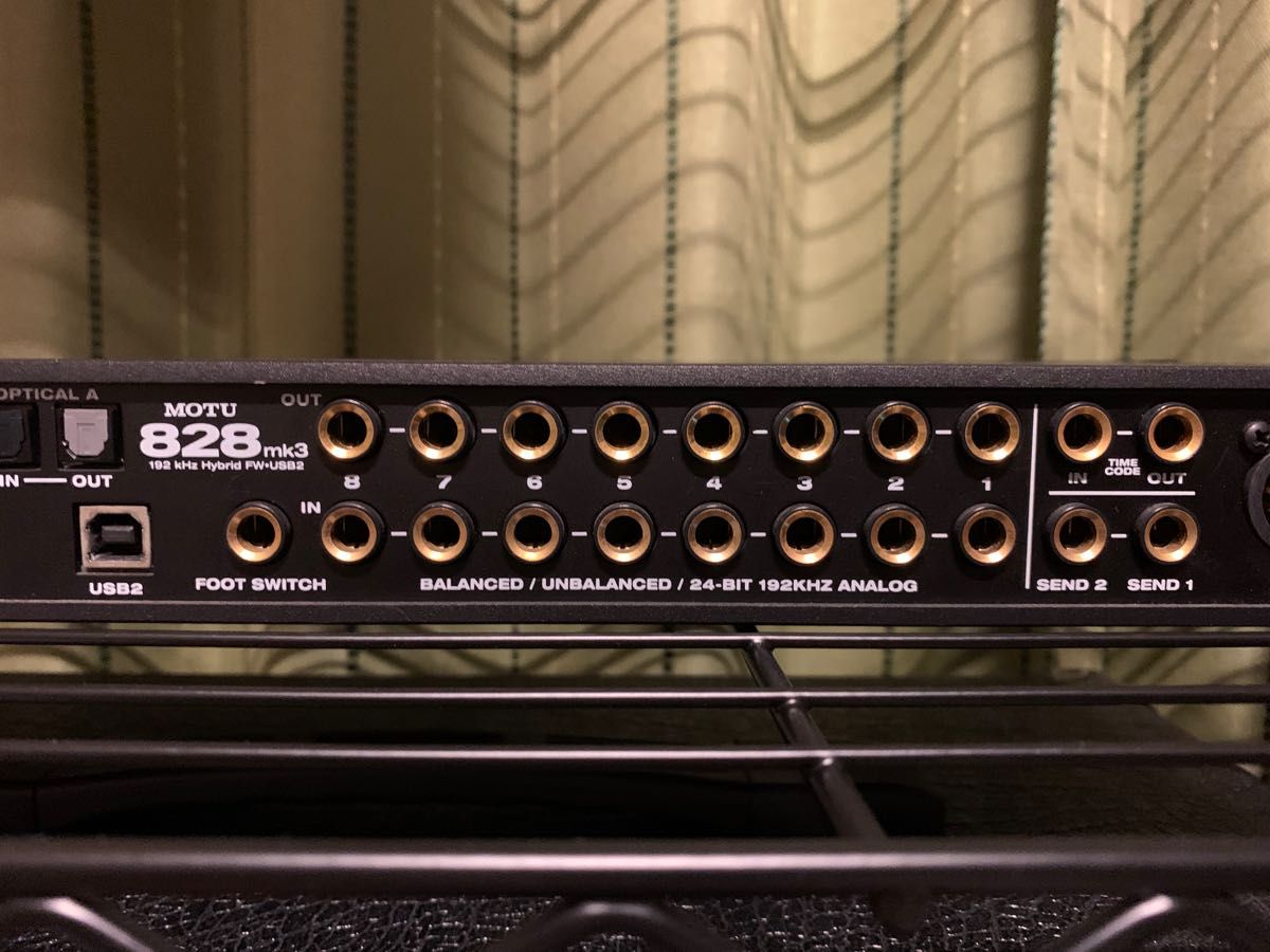Motu 828mk3 hybrid USBオーディオインターフェイス ジャンク ジャンク品 MOTU 828mk3 オーディオインターフェイス MOTU