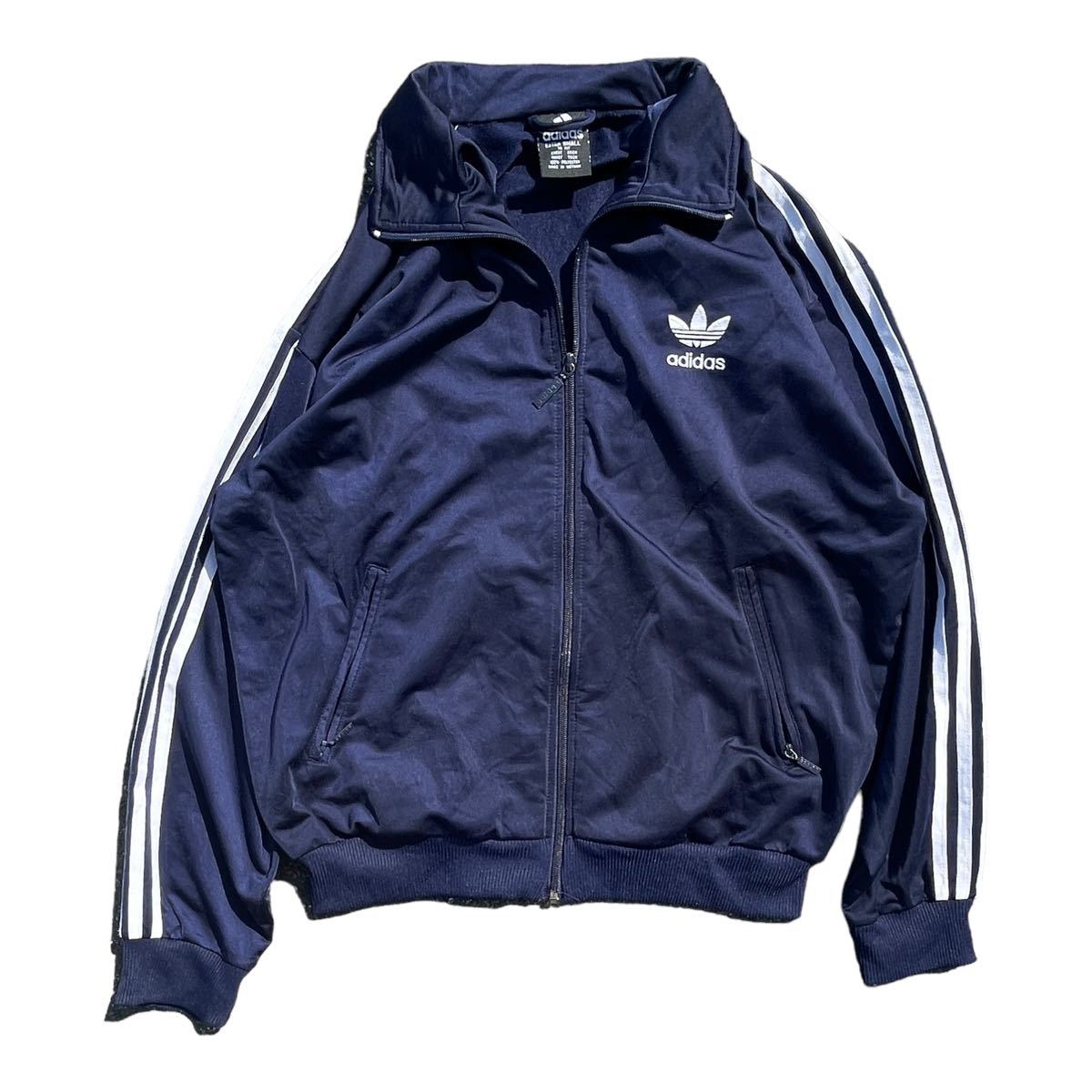 adidas アディダス ジャージ/トラックジャケット ネイビー L-XLサイズ adidas アディダス ジャージ/トラックジャケット ネイビー L-XLサイズ