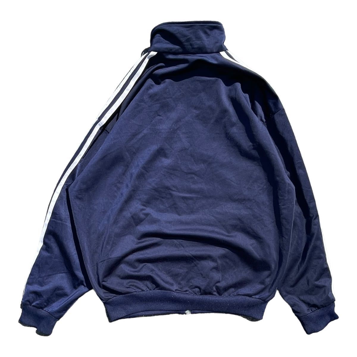adidas アディダス ジャージ/トラックジャケット ネイビー L-XL adidas アディダス ジャージ/トラックジャケット ネイビー L-XL