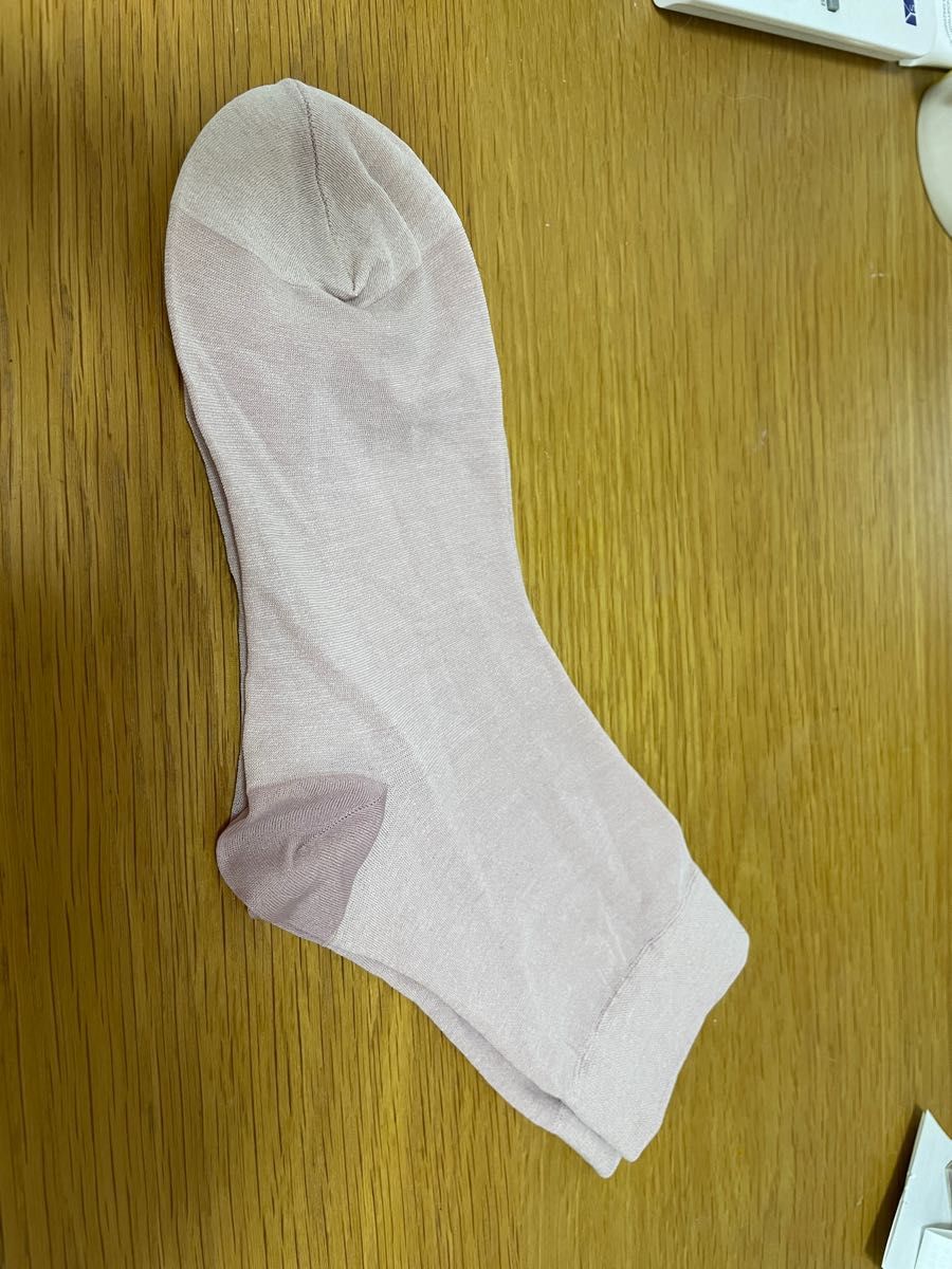グンゼ 婦人ソックス レディース 靴下 ピンク　ショートストッキング感覚で履ける綿混ソックス