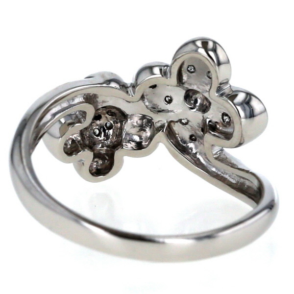 アメージングタイランド・グランドセール リング プラチナ Pt900 ダイヤモンド メレダイヤ 0.12ct プラチナ台