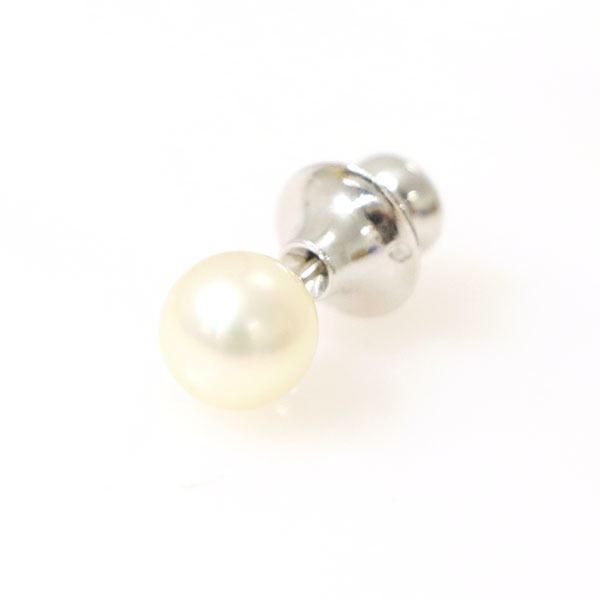 ミキモト MIKIMOTO タイタック タイピン 8mmパール 1粒 メンズ 【xx】【中古】4000060801100676_画像1