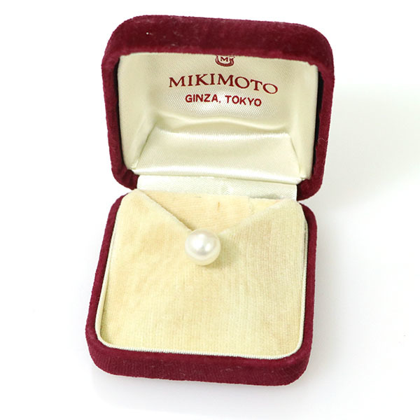 ミキモト MIKIMOTO タイタック タイピン 8mmパール 1粒 メンズ 【xx】【中古】4000060801100676_画像10