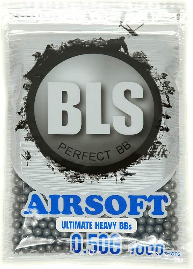 【新品】BLS(ビーエルエス) Ultimate Heavy Precision 精密プラスティックBB弾(+SUS) 0.50g 1000発(500g)_画像1