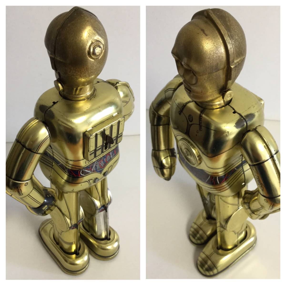 Star Wars C-3PO Osaka tin plate toy materials . Star Wars zen my figure / dozen Bay da-R2D2 Boba Fett Stormtrooper 